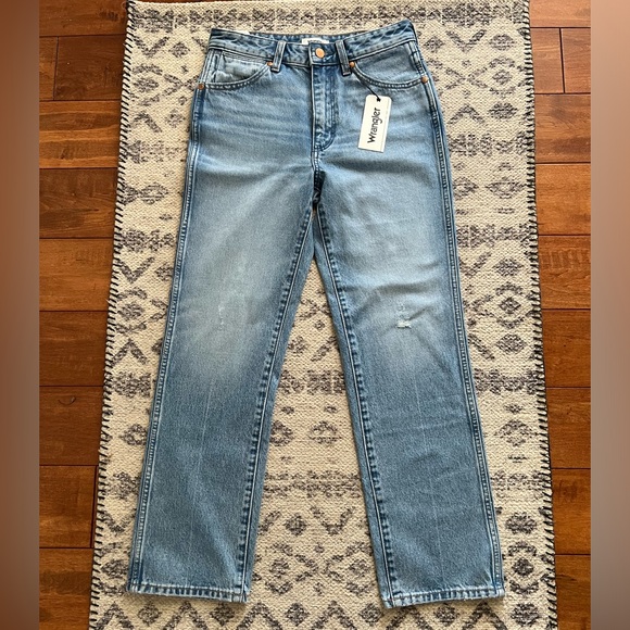 Wrangler Women's Size 26 X 28 Wild West 603 High Rise Straight Denim Jeans - Picture 4 of 12